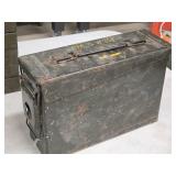 Metal Military Ammo Box | 7.62mm-M82 3-7/8" x 10-7/8" x 7-1/4"