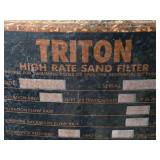 Pac-Fab Triton High Rate Sand Filter Perma-Bead Aquatic Filtration System