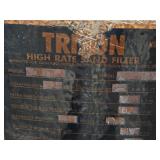 Pac-Fab Triton High Rate Sand Filter Perma-Bead Aquatic Filtration System