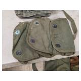 Military Storage Pouch 2-pocket 2" x 7" x 10" - Tulsa Canvas Products Co.