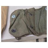 Military Storage Pouch 2-pocket 2" x 7" x 10" - Tulsa Canvas Products Co.