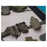Military Belt with Belt, Canteen and 2-pouches