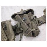 Military Belt with Belt, Canteen and 2-pouches