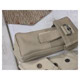 Lot of (3) Military Pouches (small) (assorted)