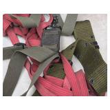 Lot of (5) Military Belts / Straps (assorted)