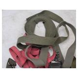 Lot of (5) Military Belts / Straps (assorted)