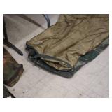 Sleeping Bag + Camp Tent with Poles