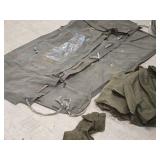 Military Storage Cover + Burlap Bags
