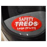 Hard-Toe Rubber Safety Treads | Size Large 9-1/2"-11"