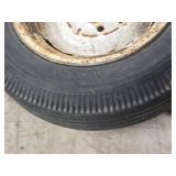 Lot of (2) 5.30/4.50-12 Trailer Tires with (2) 13" 4-Hole Rims