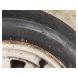 Lot of (2) 4.80-12 Trailer Tires with (2) 13" 5-Hole Rims