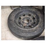 Lot of (2) 4.80-12 Trailer Tires with (2) 13" 5-Hole Rims