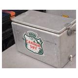 Vintage Canada Dry logo Metal Chest Cooler