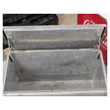 Vintage Cronco Port-o-rator logo Metal Chest Cooler