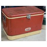 Vintage Thermos® Deluxe Model Metal Chest Cooler