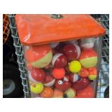Vintage Bulk Candy Dispenser with Fishing Bobbers