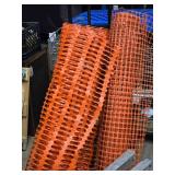 Lot of (3) Assorted Rolls of Plastic Fencing