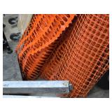 Lot of (3) Assorted Rolls of Plastic Fencing