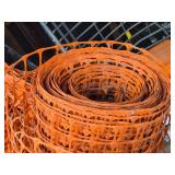 Lot of (3) Assorted Rolls of Plastic Fencing