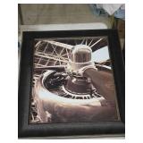 Wall Art - Prop Airplane , Framed