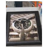 Wall Art - Prop Airplane , Framed