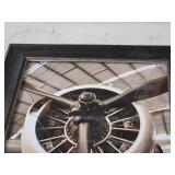 Wall Art - Prop Airplane , Framed