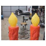 Lot of (2) 35 1/2" Candle Shaped Lights