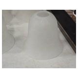 Lot of (9) Tulip Glass Lamp Shades