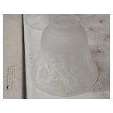 Lot of (9) Tulip Glass Lamp Shades