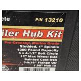 Smith 5-Lug Complete Trailer Hub Kit with Plastic Case