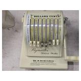 Vintage Paymaster Ribbon Writer Distributor with Cover