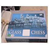 Glass Chess Set (in original packaging)