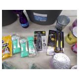 Unused Dog Treats, Candles, Tripods, LED lights and more see pics