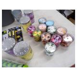 Unused Dog Treats, Candles, Tripods, LED lights and more see pics