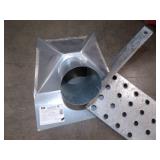 Galvanized Bolt on Step and Frost Proof Flashing