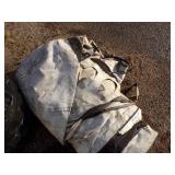 Large Tarp may have holes or rips good for Woodpile Gray