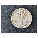 1943-D Walking Liberty Half Dollar