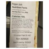 F2 - 2 Blocks of Pepper Jack Cheese - 2 lb 2 oz Total Refrigerated