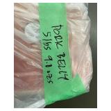 Frozen Pork Belly Slab 5 lbs 9 oz