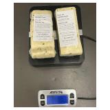 F2 - 2 Blocks of Pepper Jack Cheese - 2 lb 2 oz Total Refrigerated