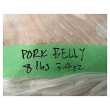 Frozen Pork Belly 8 lbs 3.4 oz