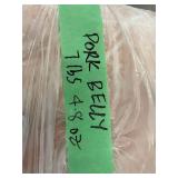 Frozen Pork Belly Slab 7 lbs 4.8 oz