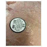 Frozen Pork Belly Slab 7 lbs 5.4 oz USDA Inspected
