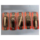 Lot of 5 New Miscellaneous Hosa Pro Audio Adapters / Adaptors - 1/4" , XLR , Stereo 3.5mm and RCA