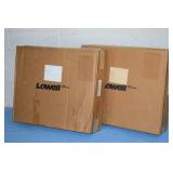 PAIR of NEW Lowell Center-Mount Network Rack Shelf Units - Model CMS-220