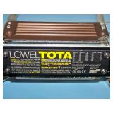(3) Mole-Richardson Studio Lights and (1) Lowel TOTA Light with Accessories in Hard-Sided Case