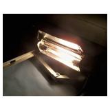 (3) Mole-Richardson Studio Lights and (1) Lowel TOTA Light with Accessories in Hard-Sided Case