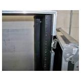 JAN-AL, Hard-Sided Travel Case with Rack Rails on Casters
