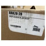 New in Box! Middle Atlantic BRK28-28 Black Laminate Audio Video Equipment Rack