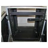 JAN-AL, Hard-Sided Travel Case with Rack Rails on Casters